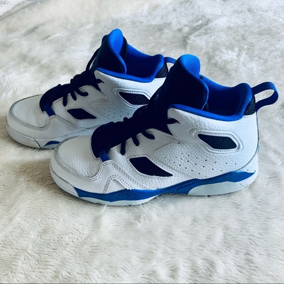 Jordan FLTCLB ‘91 BP White Sneakers Size 2Y - Picture 5 of 9